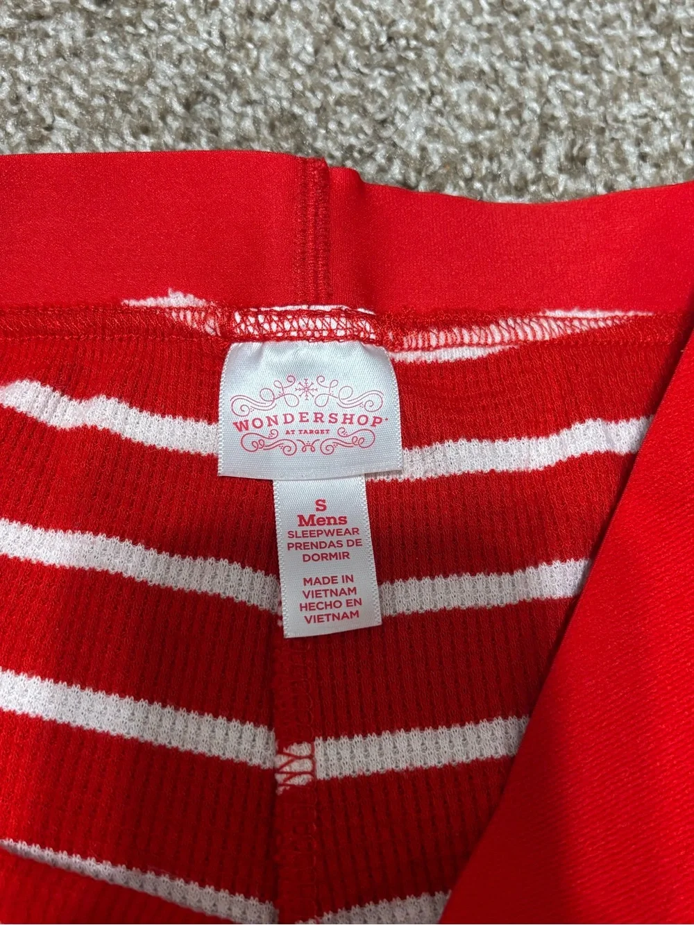 Wondershop Red & White Striped Men’s Pajama Pants